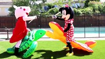 PEPPA PIG KIDNAPPED by BLACK SPIDERMAN w_ Minnie Mouse & Chase - Funny Real Life Superhero Movie-zXPj8M2Q4