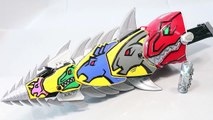 Power Rangers Dino Super Charge Zyuden Sentai Kyoryuger Sword Toys-0N