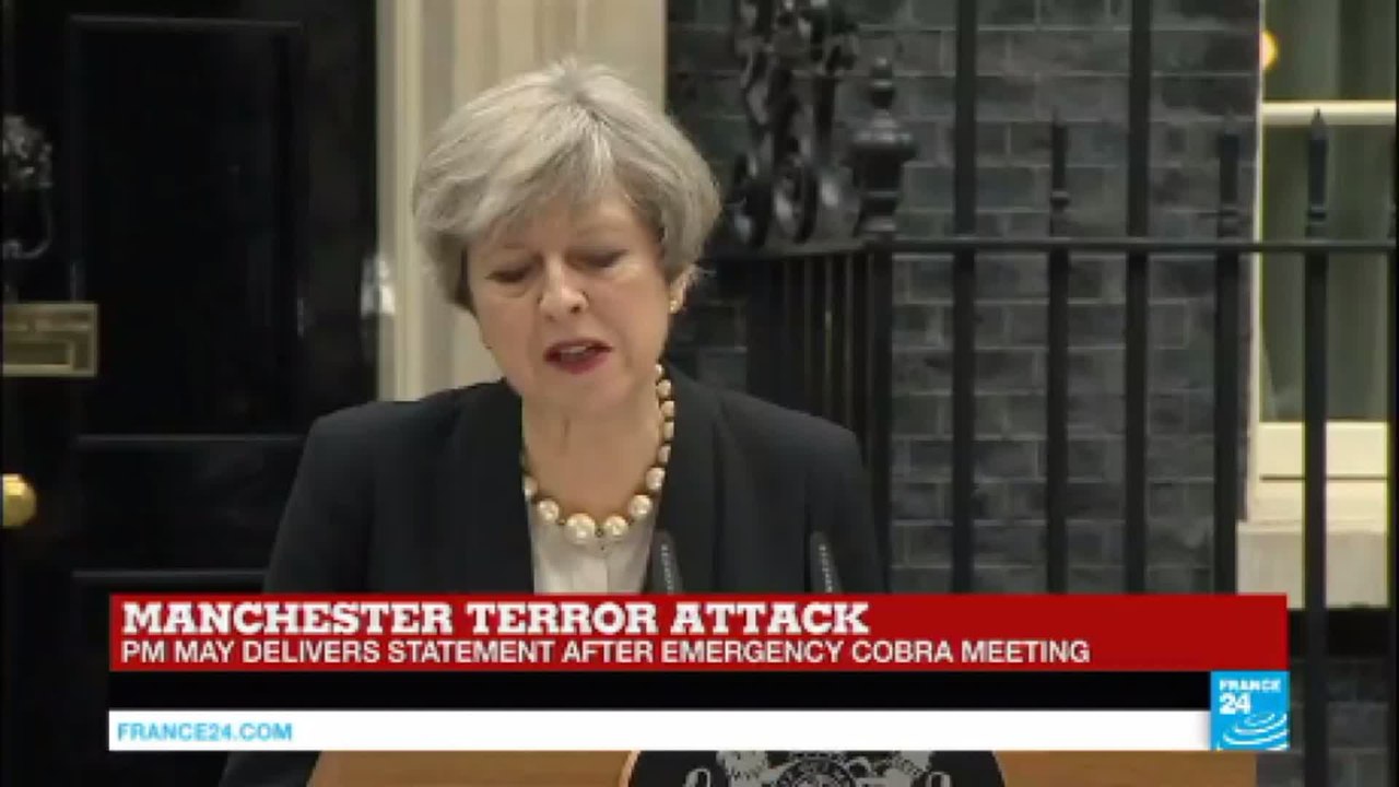 "The spirit of Manchester will never be broken!" - PM May delivers speech on terror attack