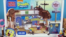 SpongeBob SquarePants Toys Mega Bloks Krusty Krab Attack Playset with Krabby Patty Launcher-I78