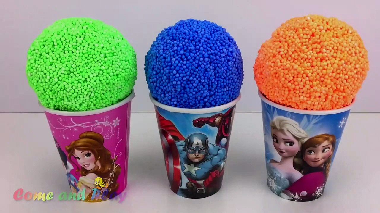 Super Surprise Play Foam Balls Surprise Toys Disney Kinder Joy Learn Colors Numbers Play Doh Ducks-Va