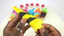 DIY Super Colors Play Doh Pencils Modellling Clay Play Doh Ice Cream Popsicles Umbrella Learn Color-GNrcW