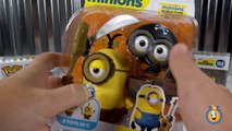 Minions Toys 2015 Build-A-Minion Pirate_Cro-Minion & FUNKO POP King Bob & Bored Silly Kevin-KnfXC