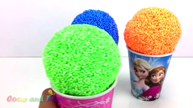 Super Surprise Play Foam Balls Surprise Toys Disney Kinder Joy Learn Colors Numbers Play Doh Ducks-VaV