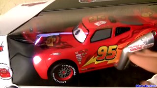 CARS 2 U-Command Lightning McQueen with Smoking Tailpipes Lights n Sounds R_C Water Toy-tE5