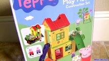 Peppa Pig Playhouse Blocks Playground Park with See-Saw & Slide - Juego Casa de Peppa Parco Giochi-1lppiq