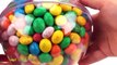 Giant M&M Chocolate Orb Surprise Toys Disney Ooshies Paw Patrol Learn Colors Play Doh Ice Cream Kids-Av