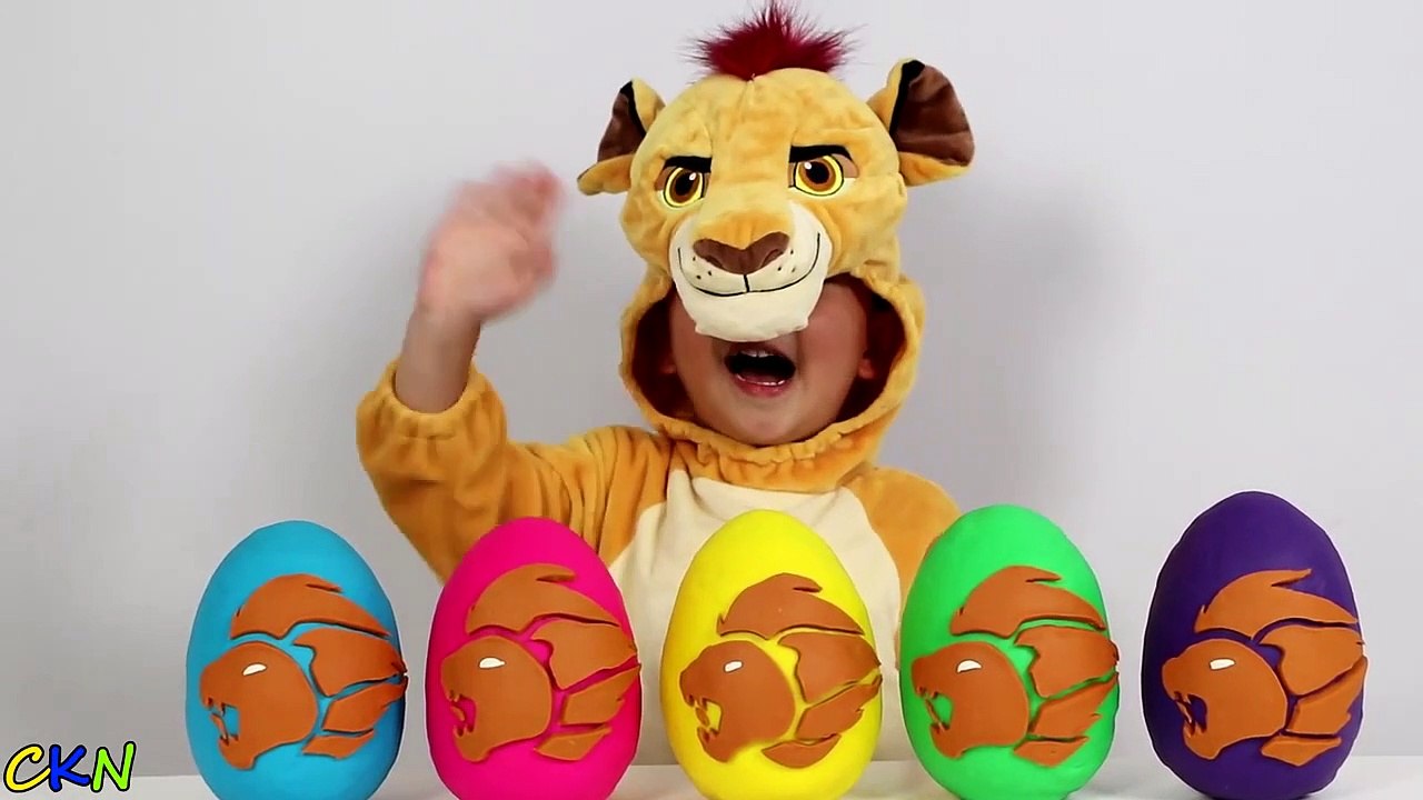 Disney The Lion Guard Play-Doh Surprise Eggs Opening Fun With Kion  Ckn Toys--MgW3a