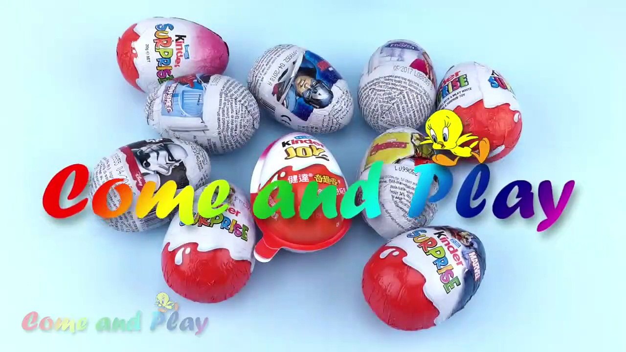 Kinder Surprise Kinder Joy Zaini Surprise Eggs Disney Superhero Toys Kinetic Sand Ice Cream Surprise-o