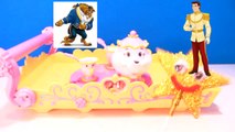 Beauty and the Beast SURPRISE TOYS 'Tea Pot Game' Featuring Moana Toys Kids Video-OLn