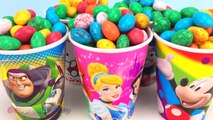M&M Surprise Cups Disney TMNT Toy Story Hello Kitty Learn Colors Play Doh Dorami Animals Molds Kids-8t-Z