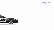 Cars and Trucks for kids Police car Learn colors Videos for children-mJh