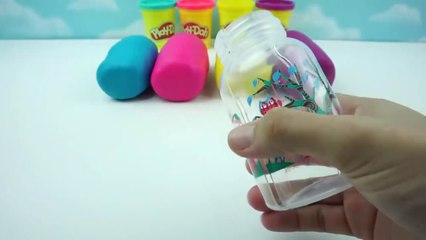 Learn Colors Play Doh Baby Bottle Fun and Creative Beehive Slime Surprise Toys-ULbKR