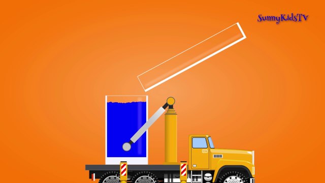 Trucks and cars cartoon for children Learn colors Police cars Compilation video for kids-p2K280