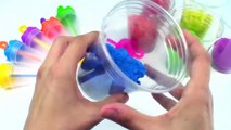 DIY How to make Kinentic Sand Ice Cream Popsicles Umbrella Kinetic Sand Rainbow Learning Colors-QmV