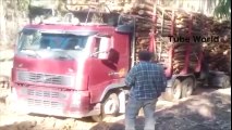 Heavy Loaded Truck Fail - Extreme Truck Driving Skill