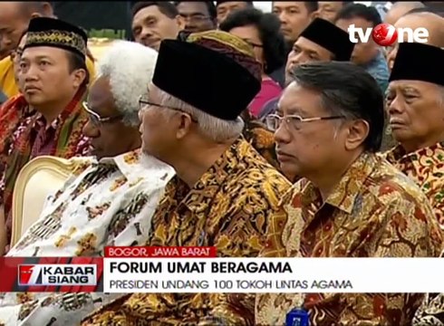 Presiden Joko Widodo Undang 100 Tokoh Lintas Agama