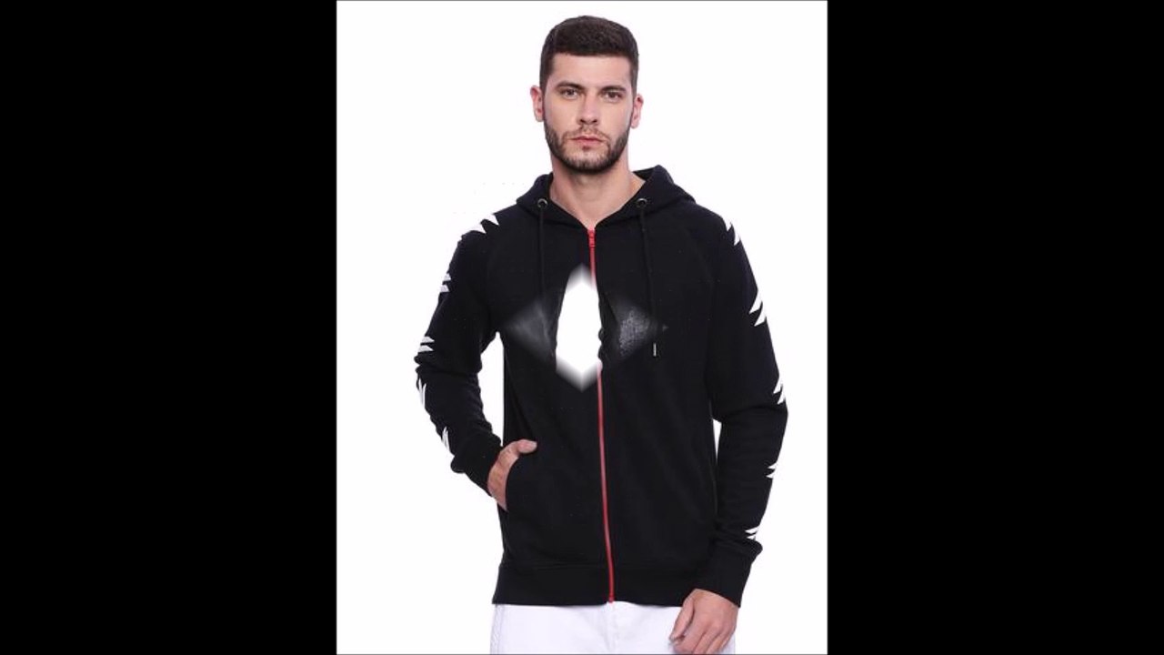 black and white hoodie