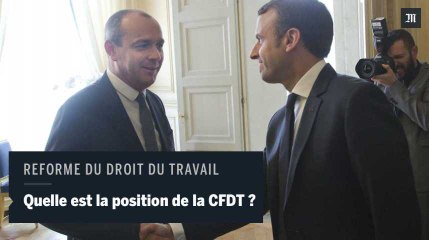 Laurent Berger : la CFDT ne veut pas "se tirer la bourre" avec les autres syndicats sur la réforme du droit du travail