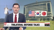 S. Korea, U.S. and Japan defense officials agree to boost cooperation on N. Korea's recent missile launch