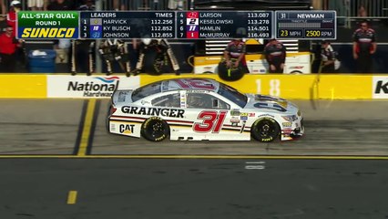 Newman makes great save during All-Star qualifying