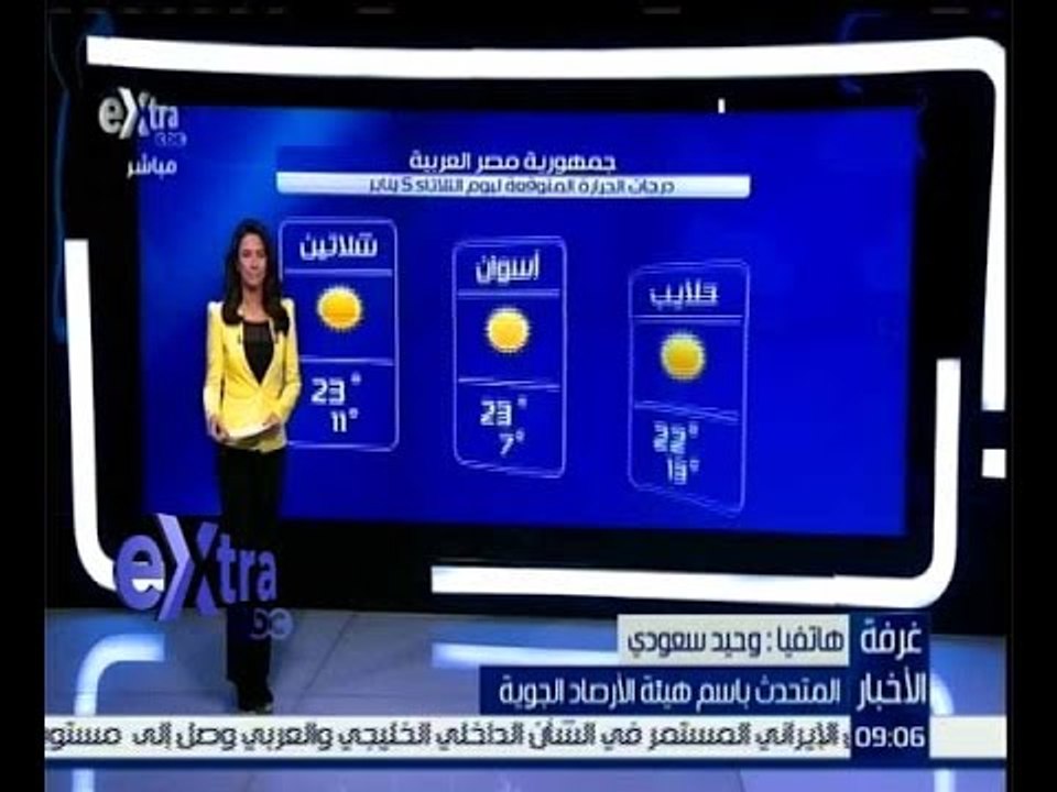 غرفة الأخبار | تعرف على درجات الحرارة المتوقعة...