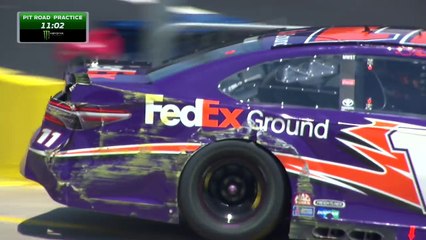 Hamlin hits wall hard during practice for the All-Star Race