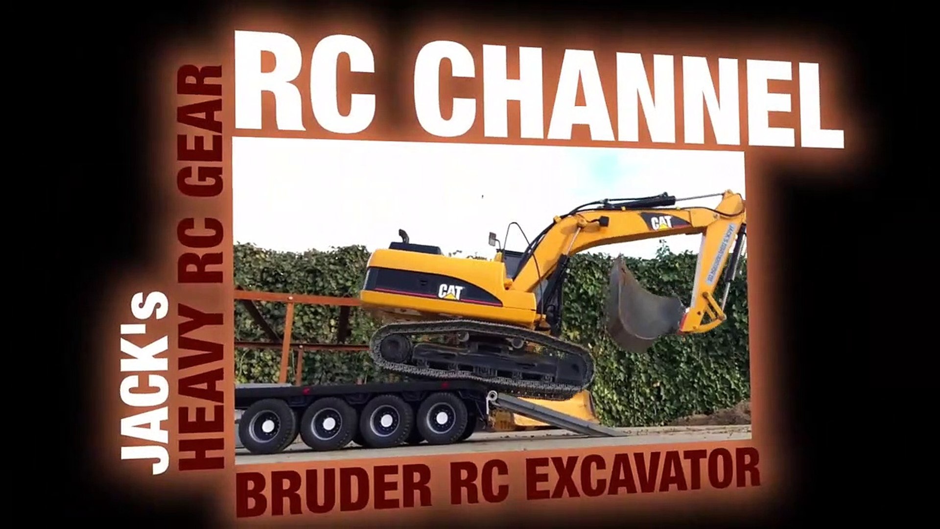 bruder rc excavator