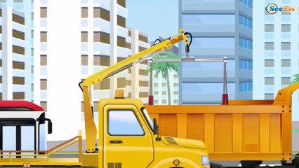 The Truck and Heavy Vehicle for kids in the City NEW Adventures | Cars & Trucks cartoon for children