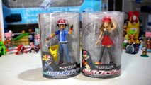 Pokemon Toys - Ash and Pikachu - Serena and Fennekin Model Sets by Takara Tomy-v8Vy