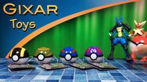 Pokemon Surprise Poke Balls 5 Toys - Klefki, Dedenne, Manaphy, Victini, Jirachi-ED