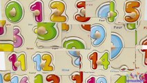Learning Numbers 1-20 for Toddlers with Toy Wooden Puzzle - Learn Numbers & Counting Video for Kids-sllJ