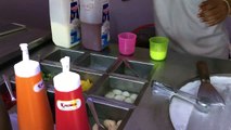 ICE CREAM ROLLS _ Thai Fried Rolled Ice Cream in Thailand _ Street Food Ice Cream Roll with Oreo-Ybb57f
