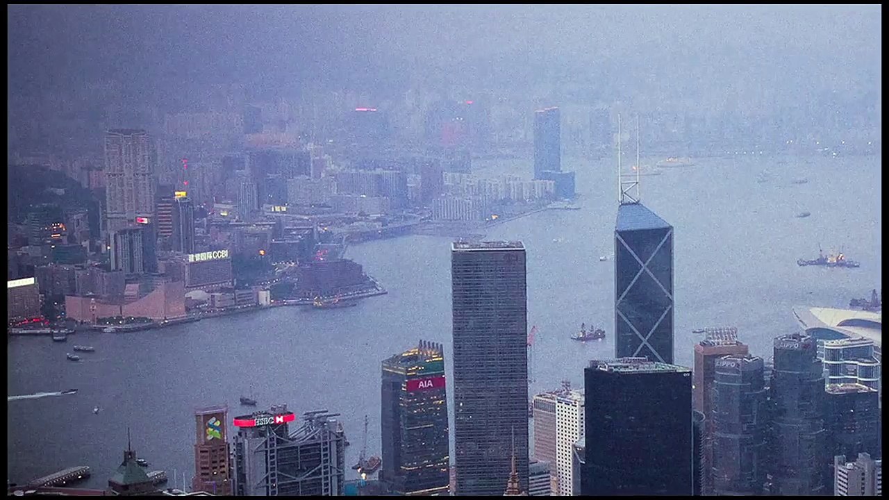 Hong Kong (Victoria Peak) - Zeitraffer