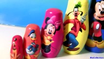 Baby Mickey Mouse Clubhouse Nesting Toys Stacking Cups Goofy Donald Minnie Disney Baby Toys-Abom
