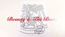 Disney Beauty and The Beast Coloring Book Videos For Kids Coloring Pages Learning Colors-633O1