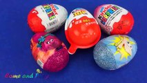 Super Surprise Eggs Kinder Surprise Kinder Joy Disney Phineas and Ferbs Learn Colors Play Doh  Kids-xM