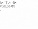 Botella rellenable EQUA libre de BPA  diseño Hojas verdes 06 L