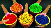 Learn Colors for Children with Play Doh Dippin Dots Surprise Toys Spongebob Angry Birds-eV0Ry