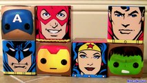 DC CUBEEZ SURPRISE TOYS Flash Wonder Woman Superman Batman Disney Marvel Captain America IRON MAN-JG