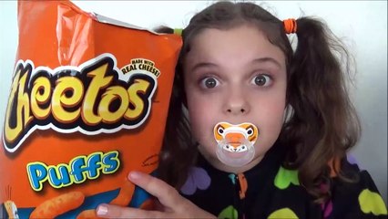 Bad Baby Giant Nachos and Candy Challenge Toy Freaks Victoria Annabelle-FyjTDgH