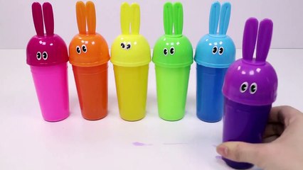 Learn Colors Wet Bunny Bottle Surprise Toys and Baby Doll Bath Time Nusery Rhymes-z4P4iTo