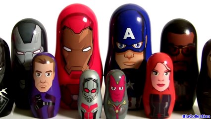 Team Captain America CIVIL WAR Stacking Cups Surprise Team IRON MAN Nesting Toys Surprise-_ZtKAYaA