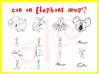 Can An Elephant Jump - (original acoustic version) Song by ELF Learning-GA6d