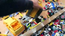 Toy Trucks Clean Up Legos-X