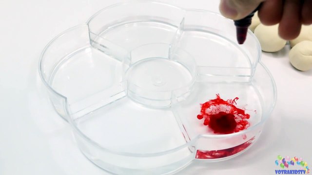 Dye Coloring Play Doh Animals for Kids Creative Color Fun with Molds-uW