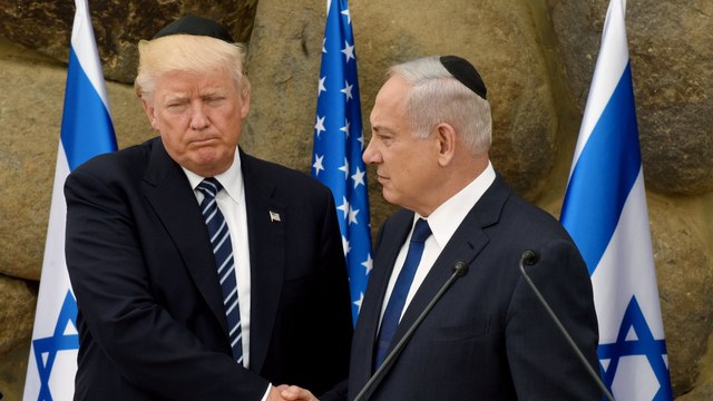 Netanyahu thanks Trump in remarks at Holocaust memorial