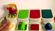 Learn Numbers Colors with Sesame Street Talking Pop Up Pals Elmo Cookie Monster Toy Surprise Eggs-cl
