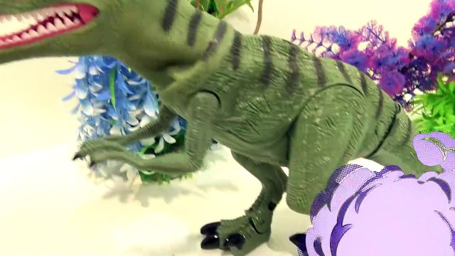 KHỦNG LONG BẠO CHÚA bị xe ô tô cảnh sát dọa vãi phân, DINOSAUR AND POLICE CAR TOY POOP STORY 847-1zsr_DzH