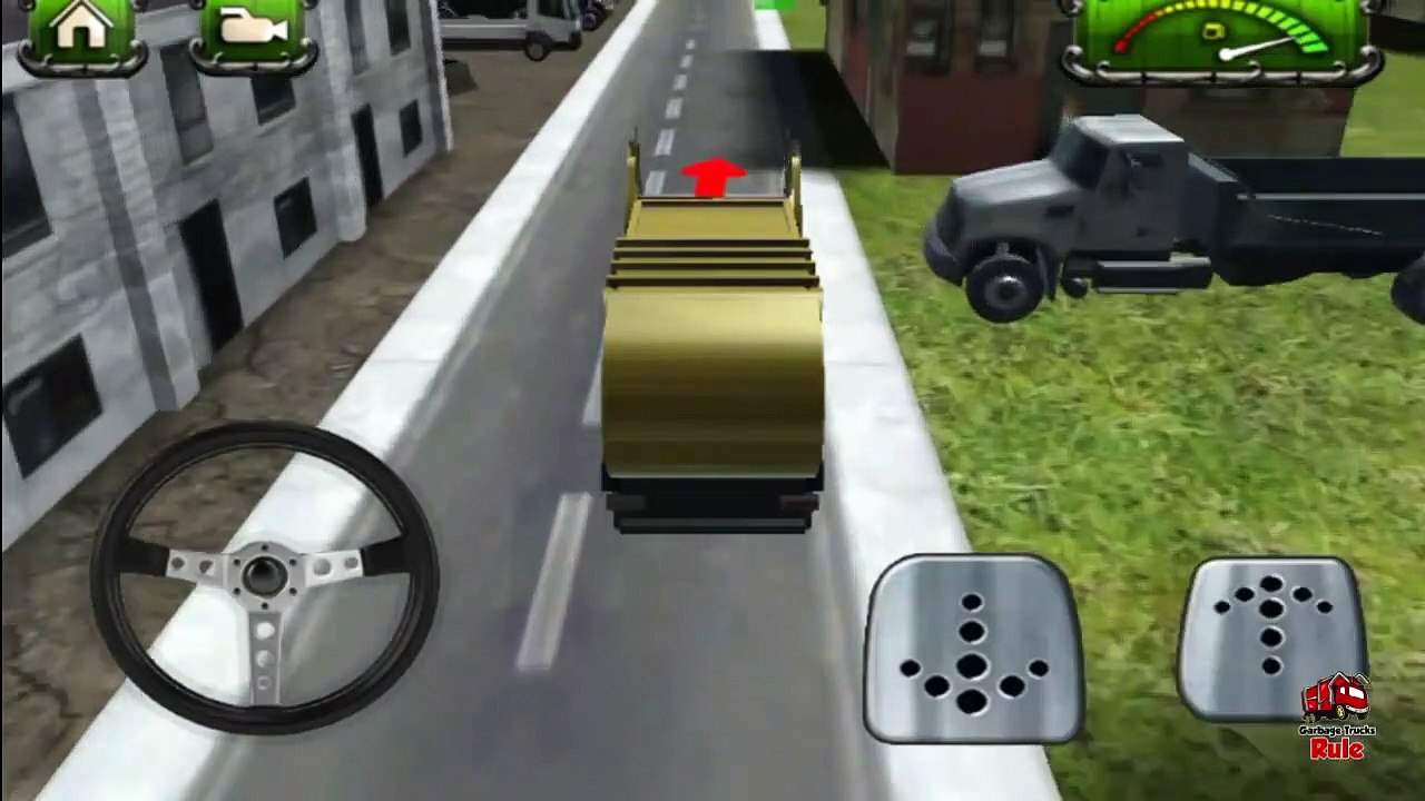 Garbage Truck Recycling - Drive The Trucks! l For Kids-CcQx-Jh